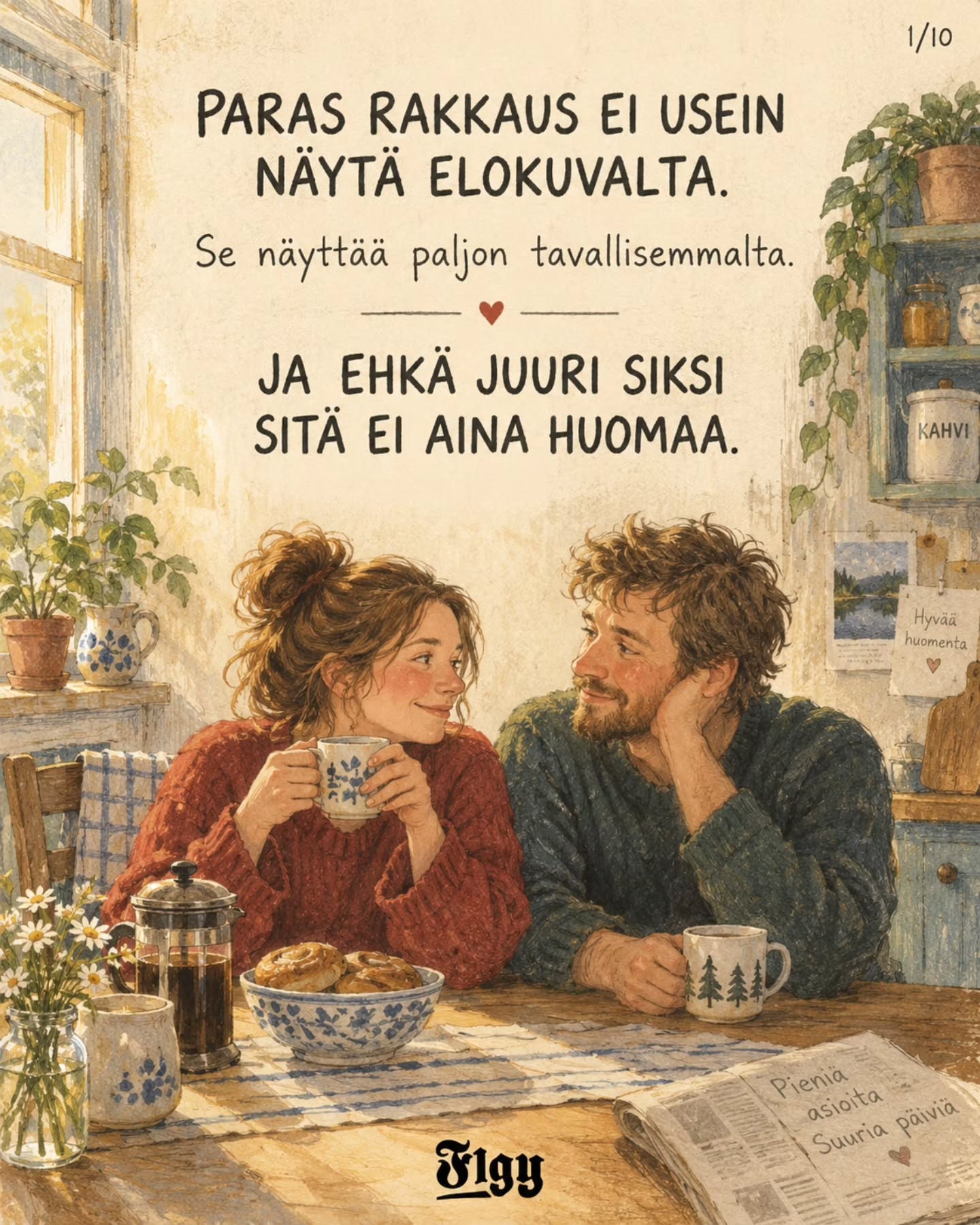 Sensei Eetu Instagram-julkaisu: Paras rakkaus näkyy pienissä teoissa